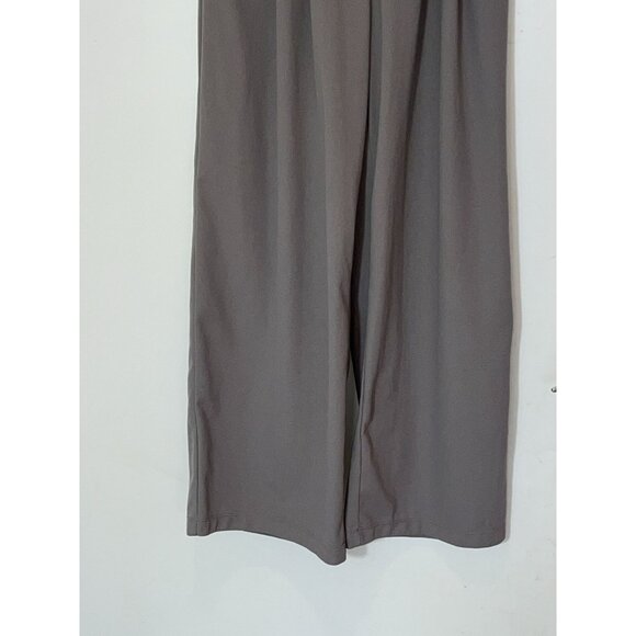 HALARA High Waisted Wide-Leg Pants XS Regular Gray Polyester Elastane - Picture 4 of 10